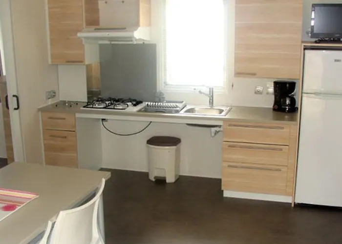 Camping Mobil-home Adapte Pmr Avec Terrasse A - Api-1-52-323 *